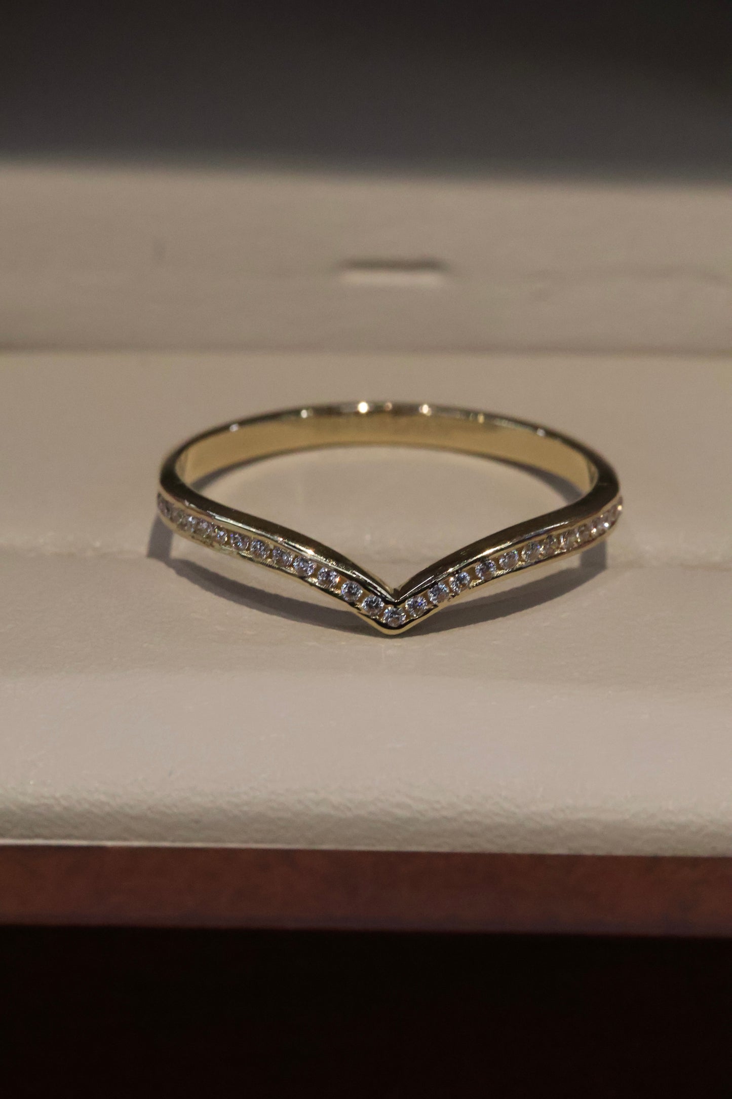 Anillo en Oro Amarillo 14k con Circonia Mod.16045