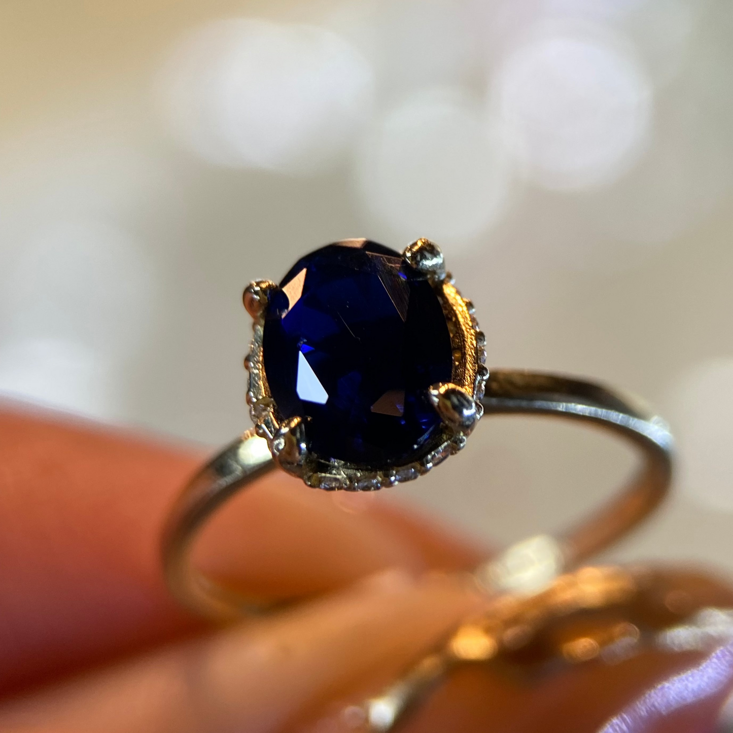 Anillo de compromiso en oro