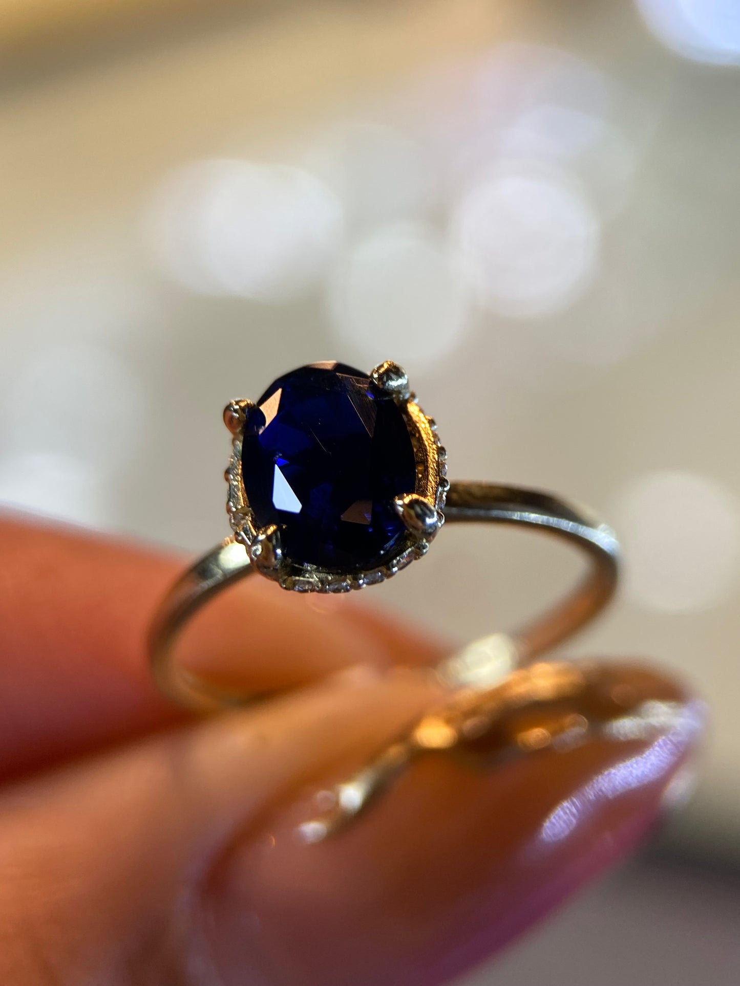 Anillo de compromiso en oro