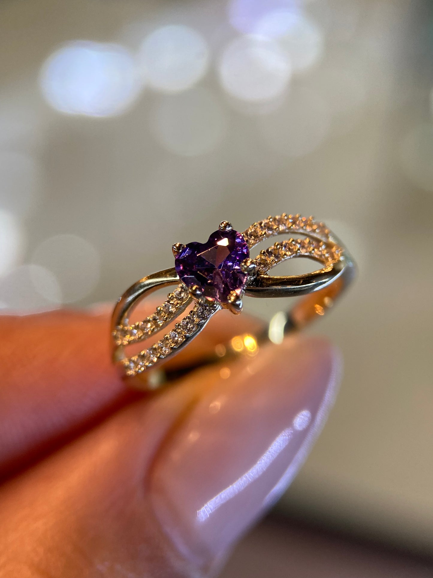 Anillo de compromiso en oro