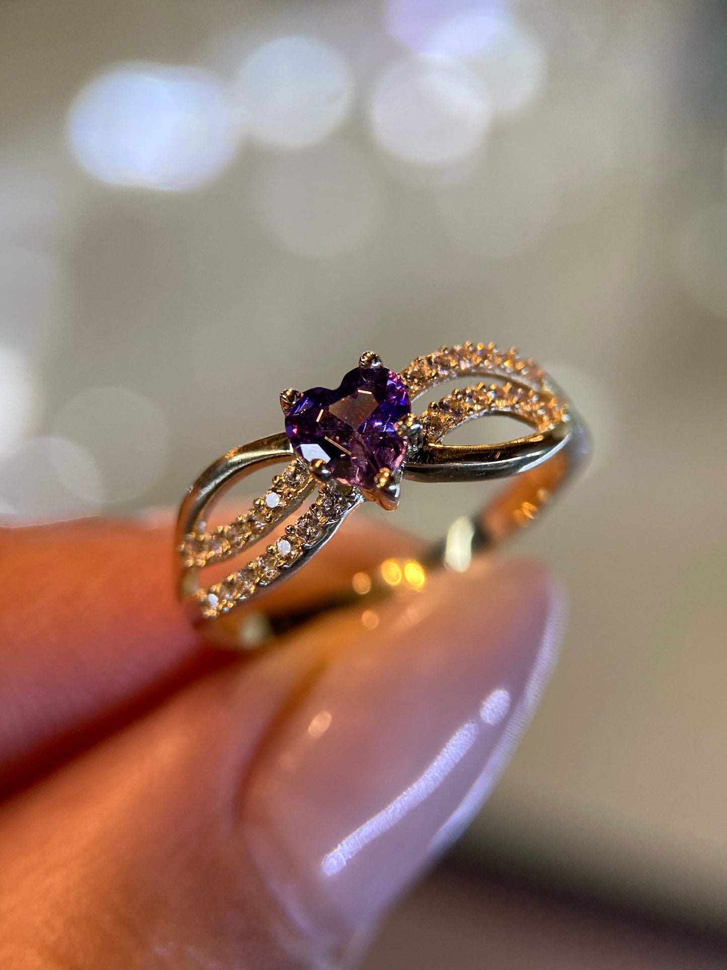 Anillo de compromiso en oro
