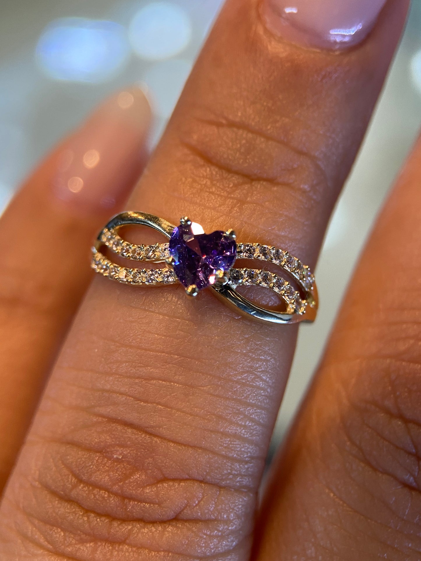 Anillo de compromiso en oro