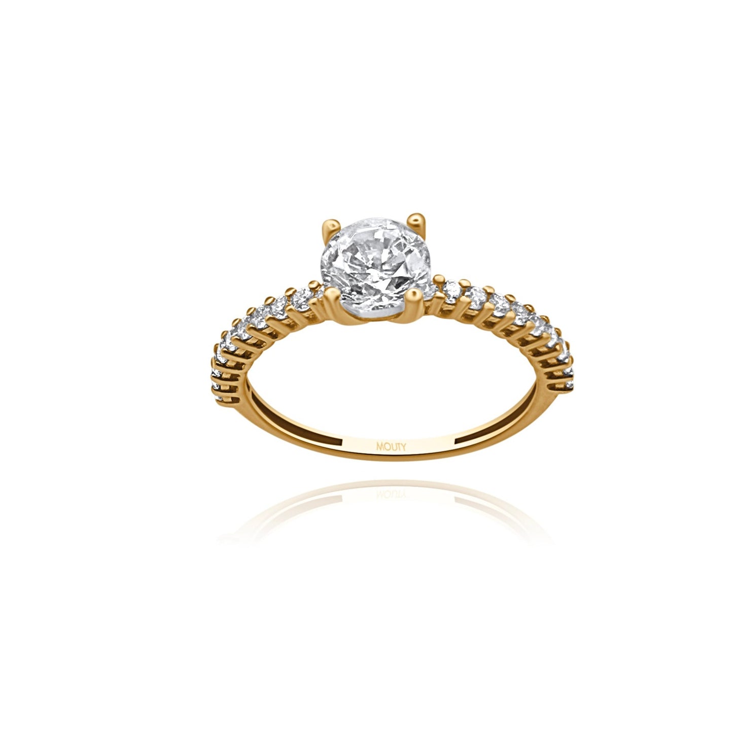 Anillo de compromiso en oro