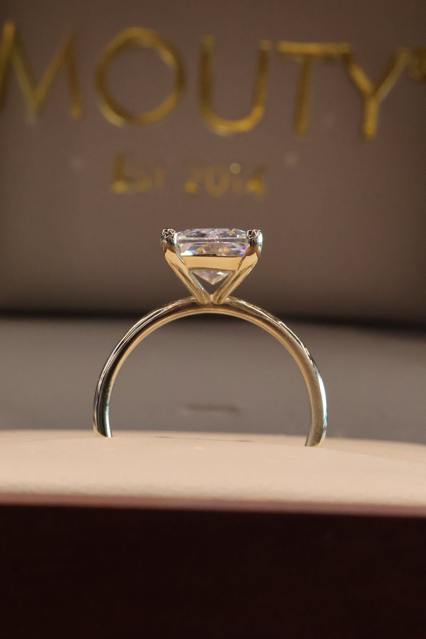 Anillo Kaylee en Oro Amarillo 14k con Circonia