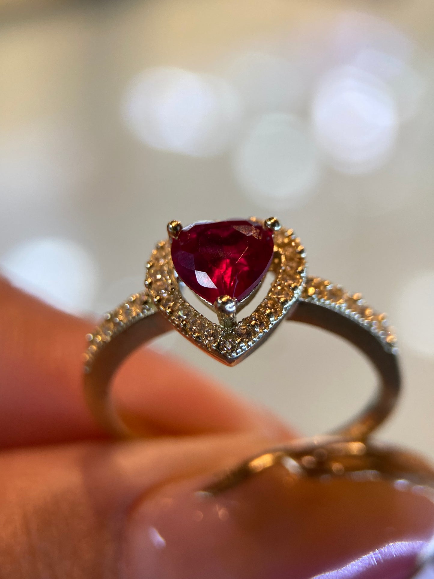 Anillo de compromiso en oro