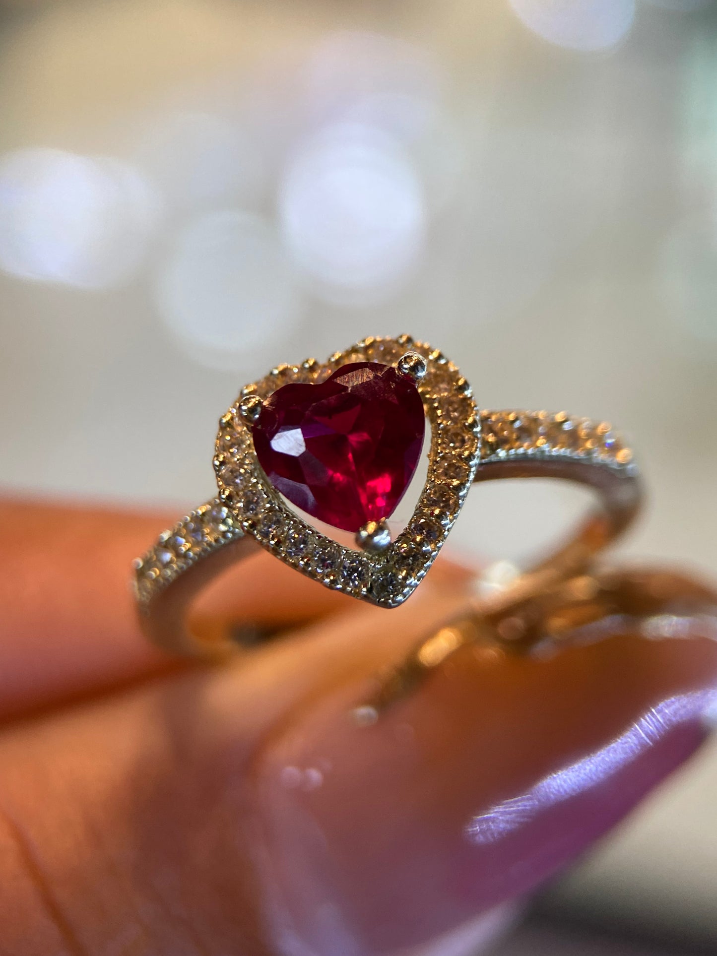 Anillo de compromiso en oro