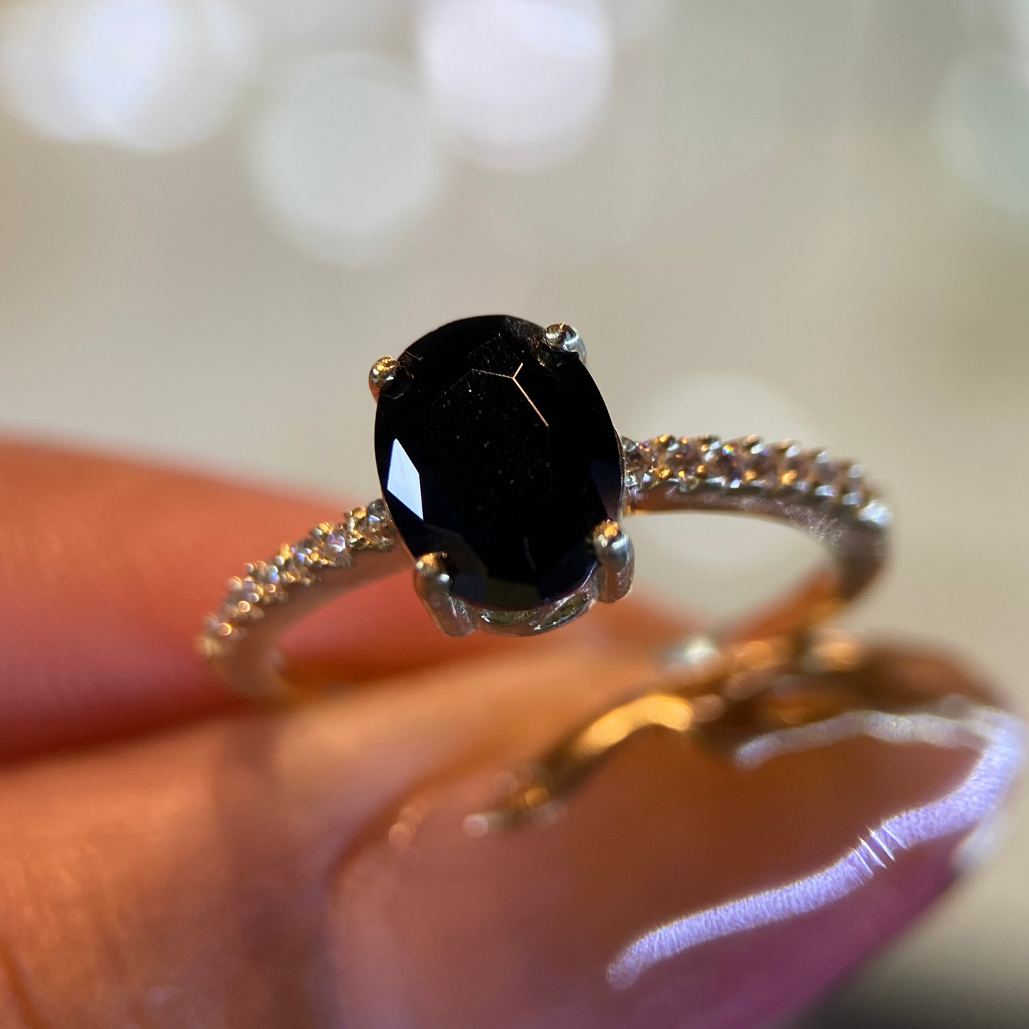 Anillo de compromiso en oro