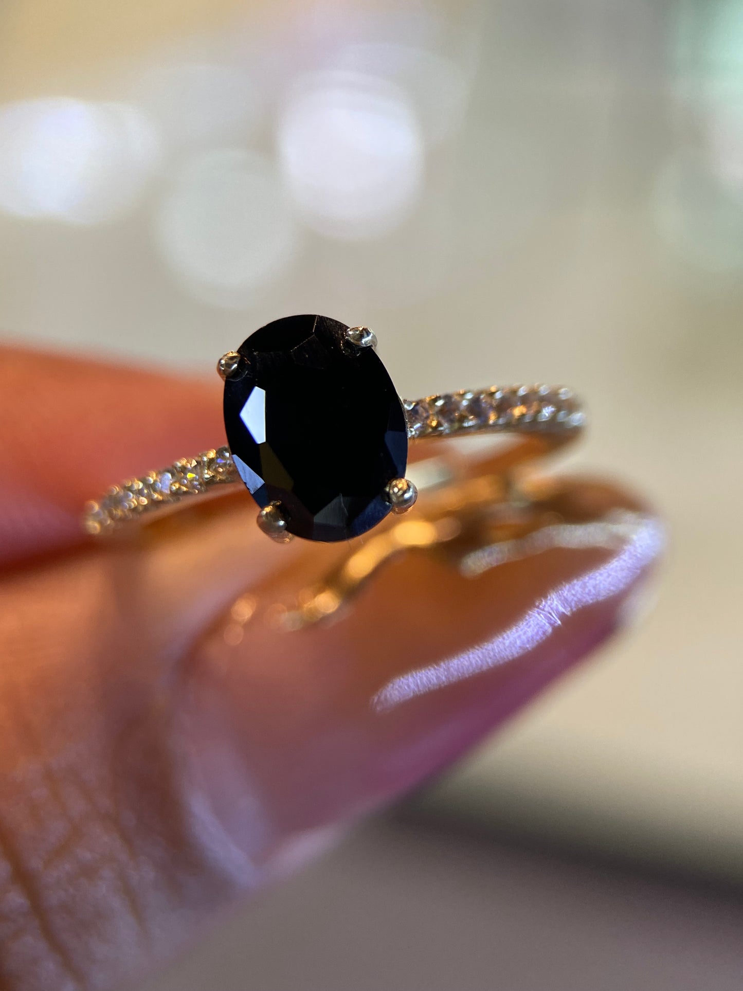 Anillo de compromiso en oro