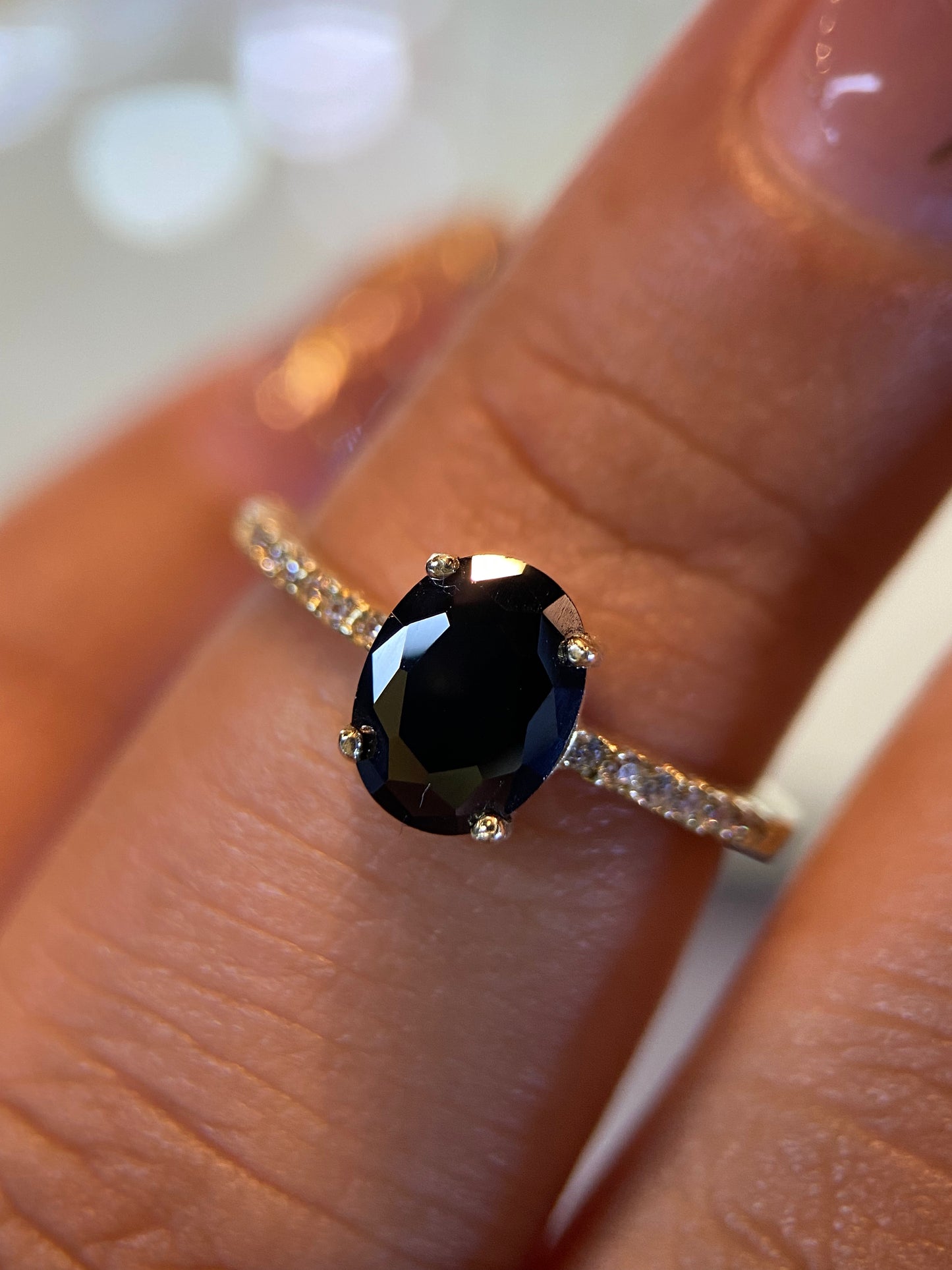 Anillo de compromiso en oro