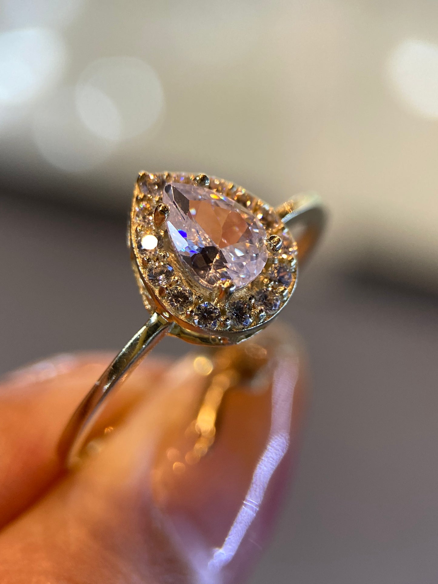Anillo de compromiso en oro