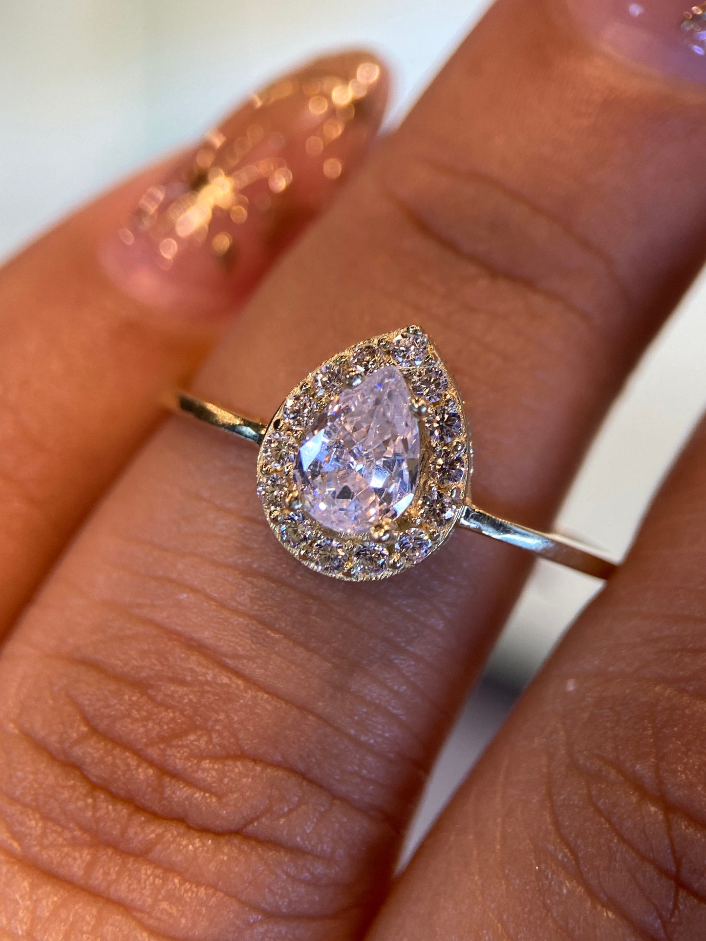 Anillo de compromiso en oro