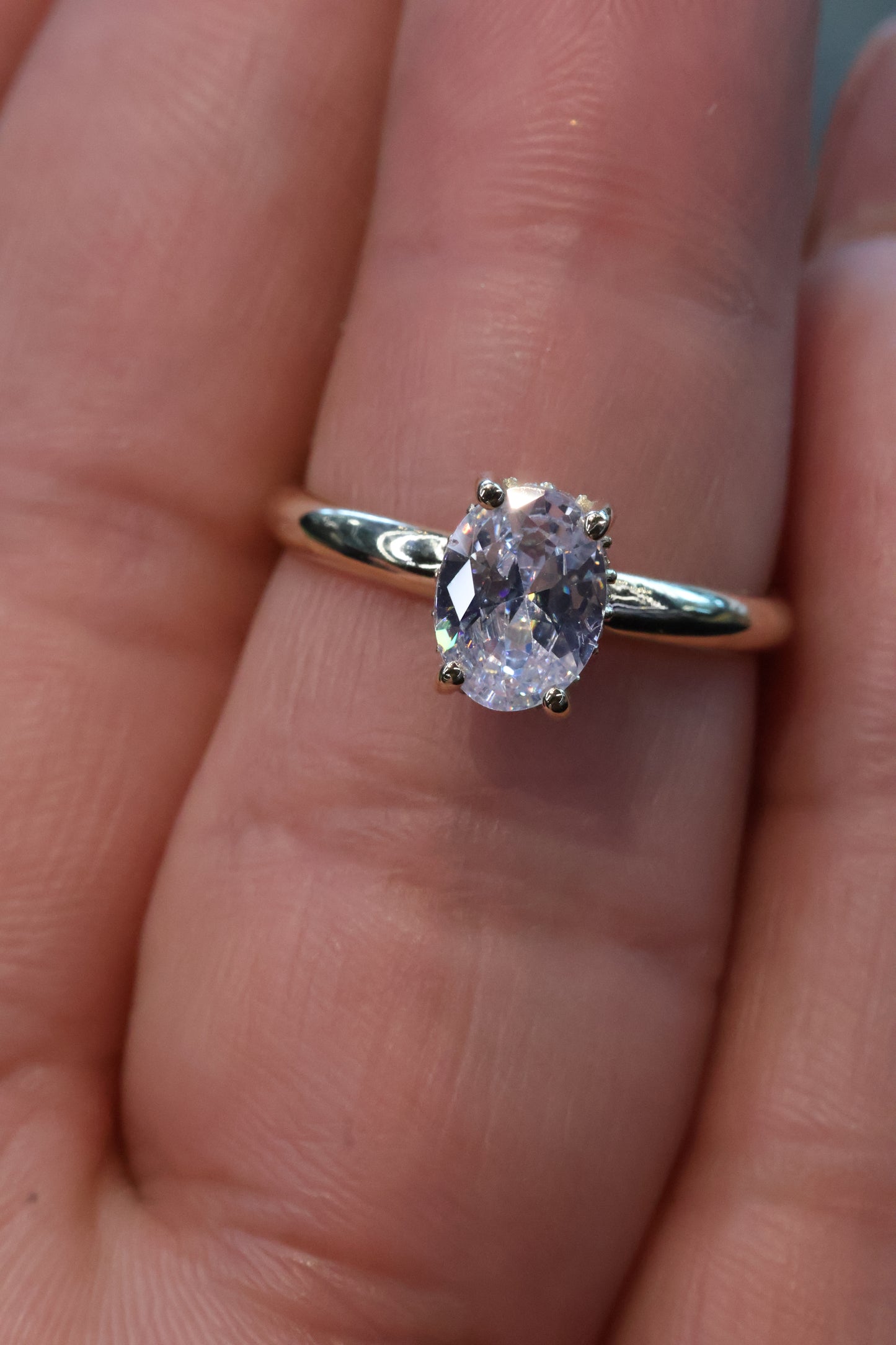 Anillo de compromiso en oro