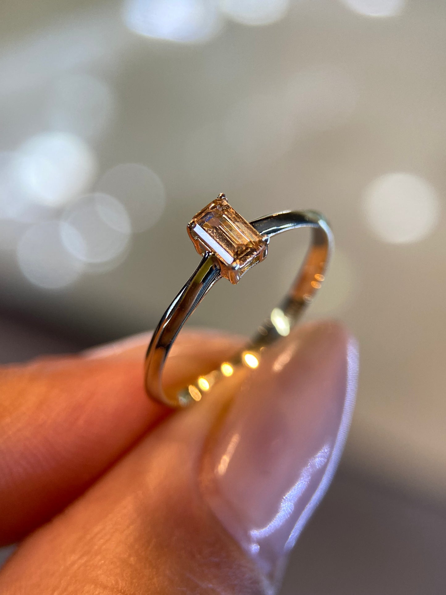 Anillo de compromiso en oro