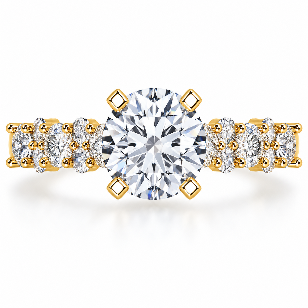 Anillo Danna en oro 18k con diamante de laboratorio IGI