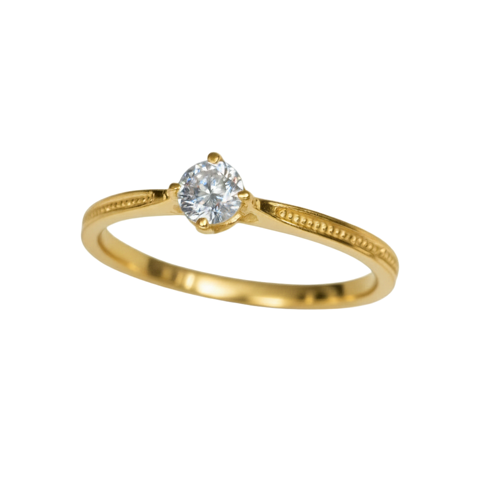Anillo Lahia en oro 0.15 ct
