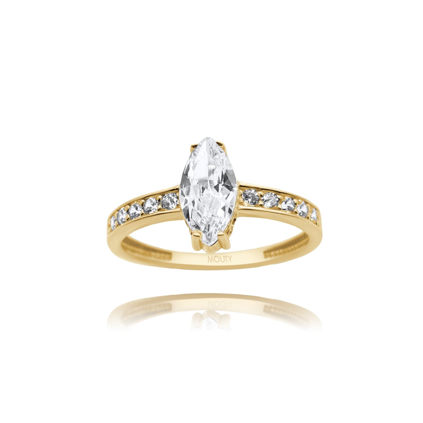 Anillo de compromiso en oro