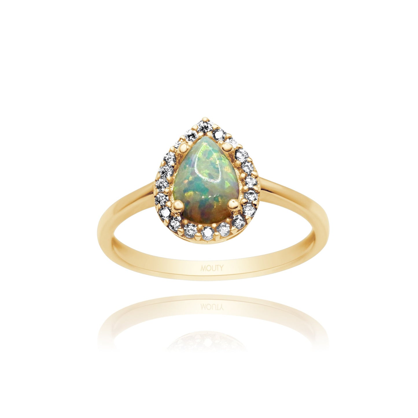 Anillo de compromiso en oro