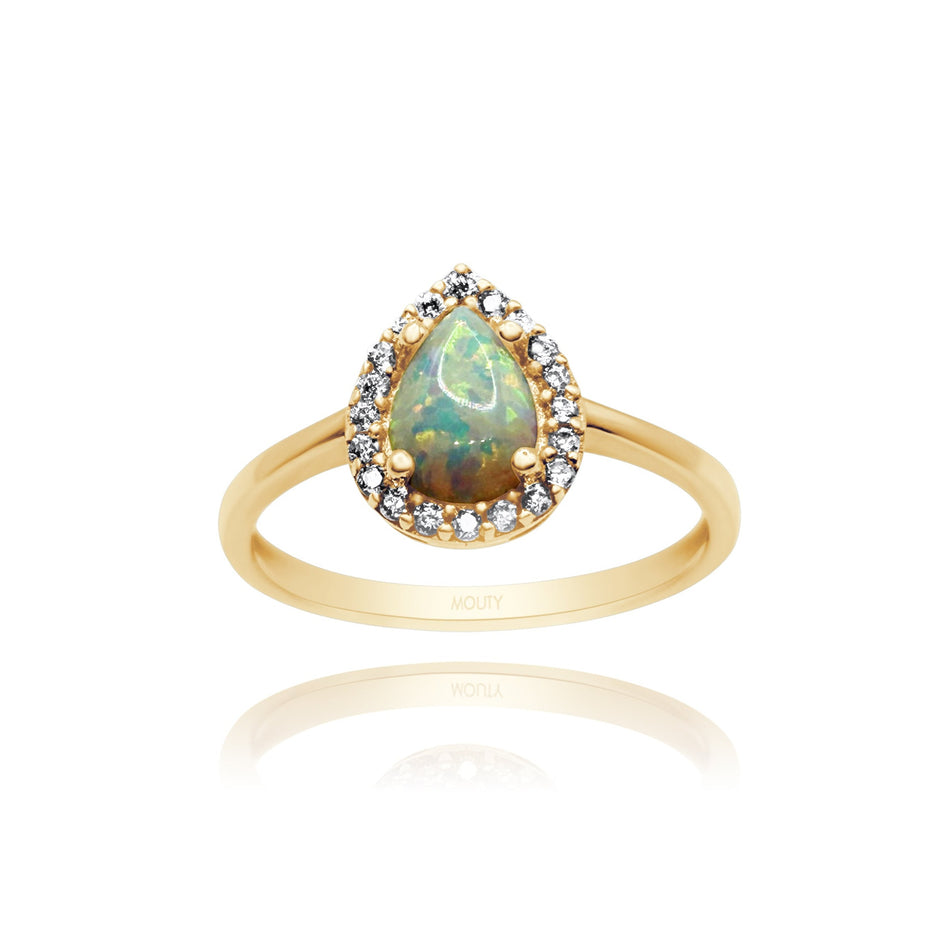 Anillo de compromiso en oro