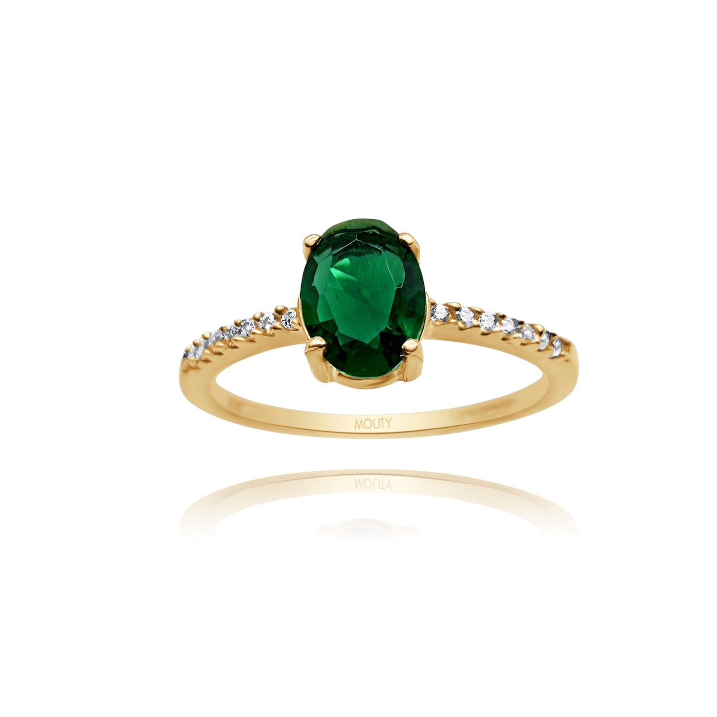 Anillo de compromiso en oro