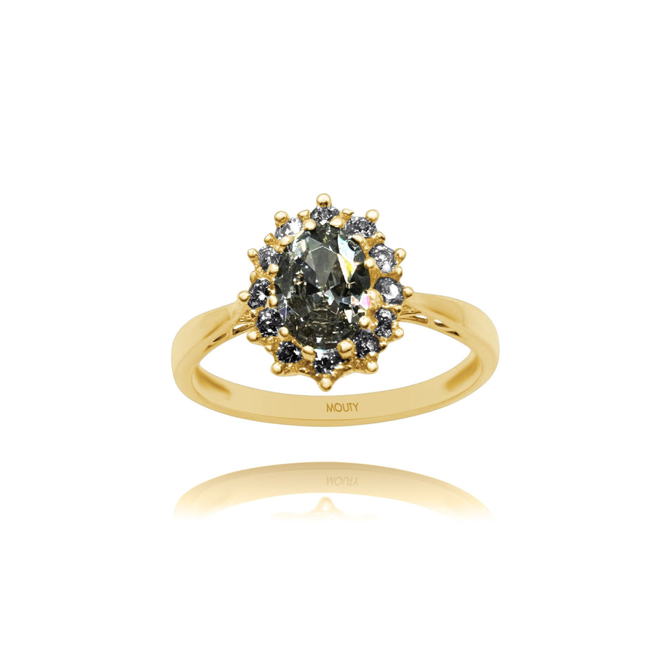 Anillo de compromiso en oro