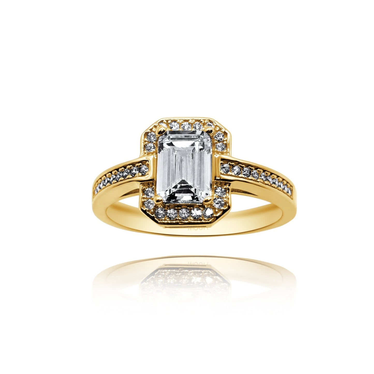 Anillo de compromiso en oro