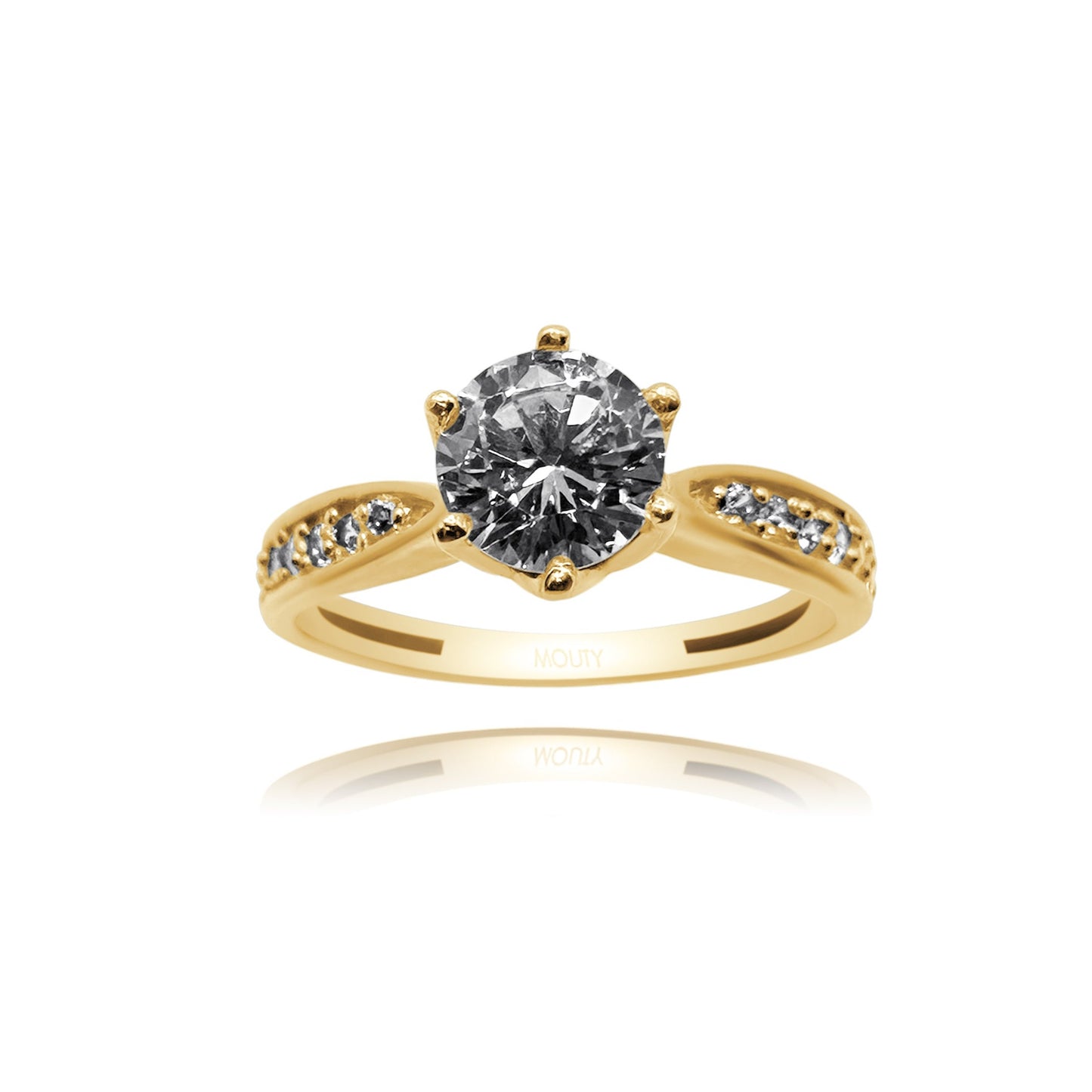 Anillo de compromiso en oro