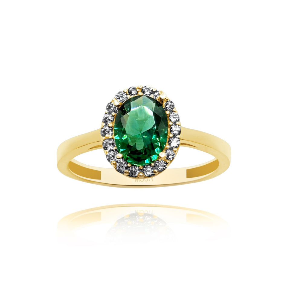 Anillo de compromiso en oro