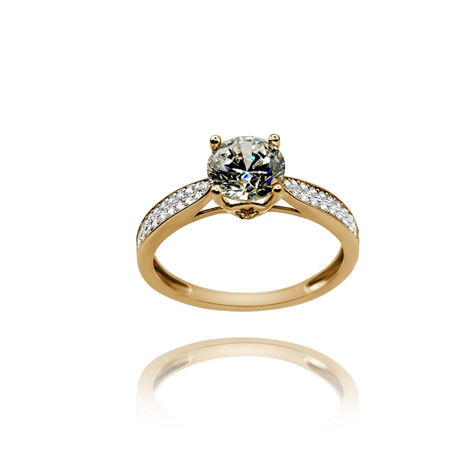 Anillo de compromiso en oro