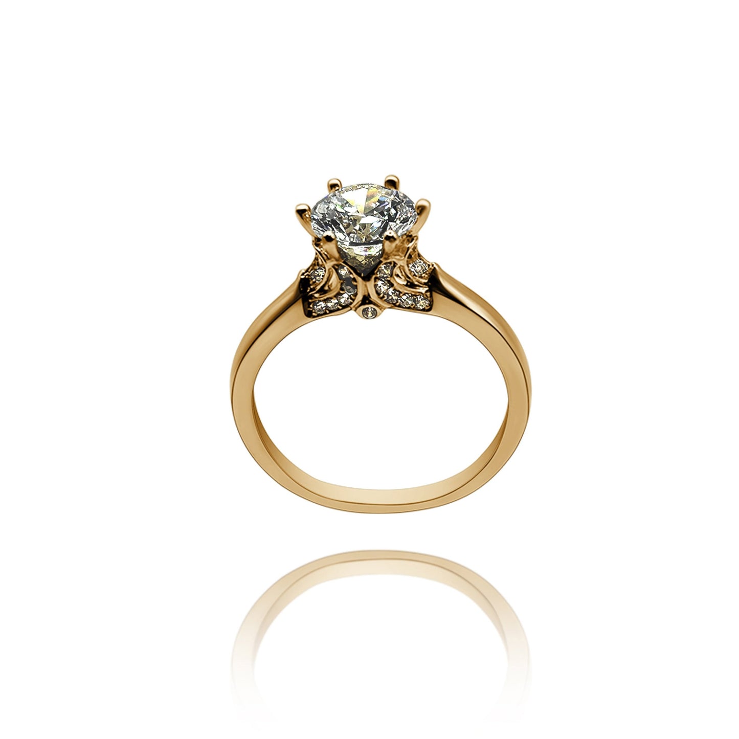 Anillo de compromiso en oro