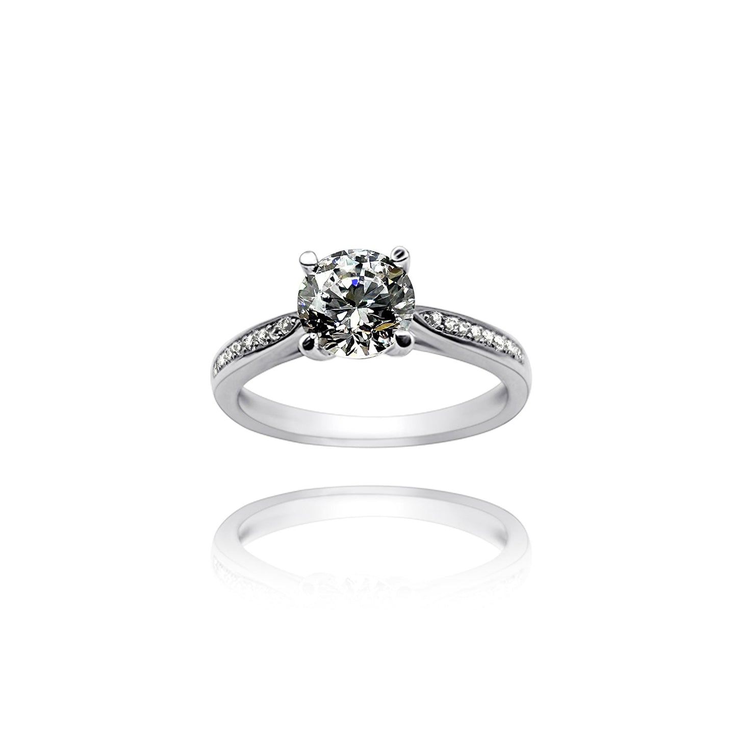 Anillo de compromiso en oro