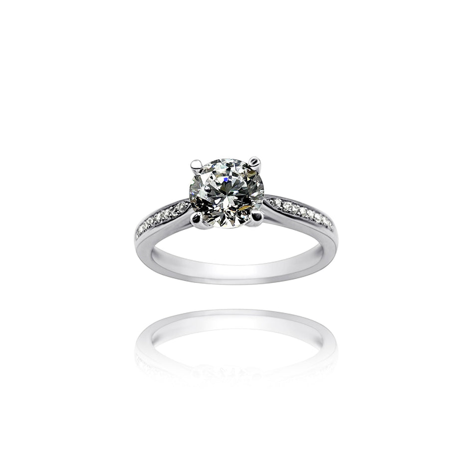 Anillo de compromiso en oro