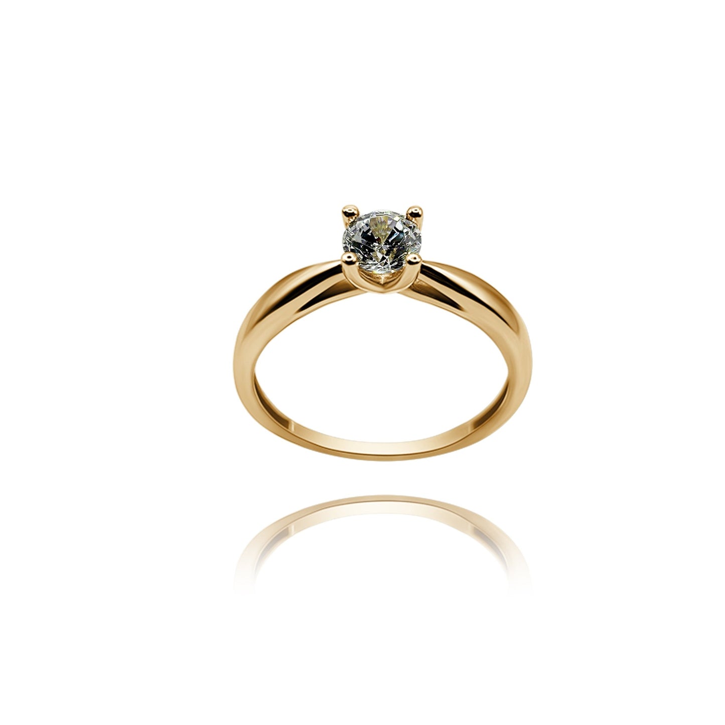 Anillo de compromiso en oro