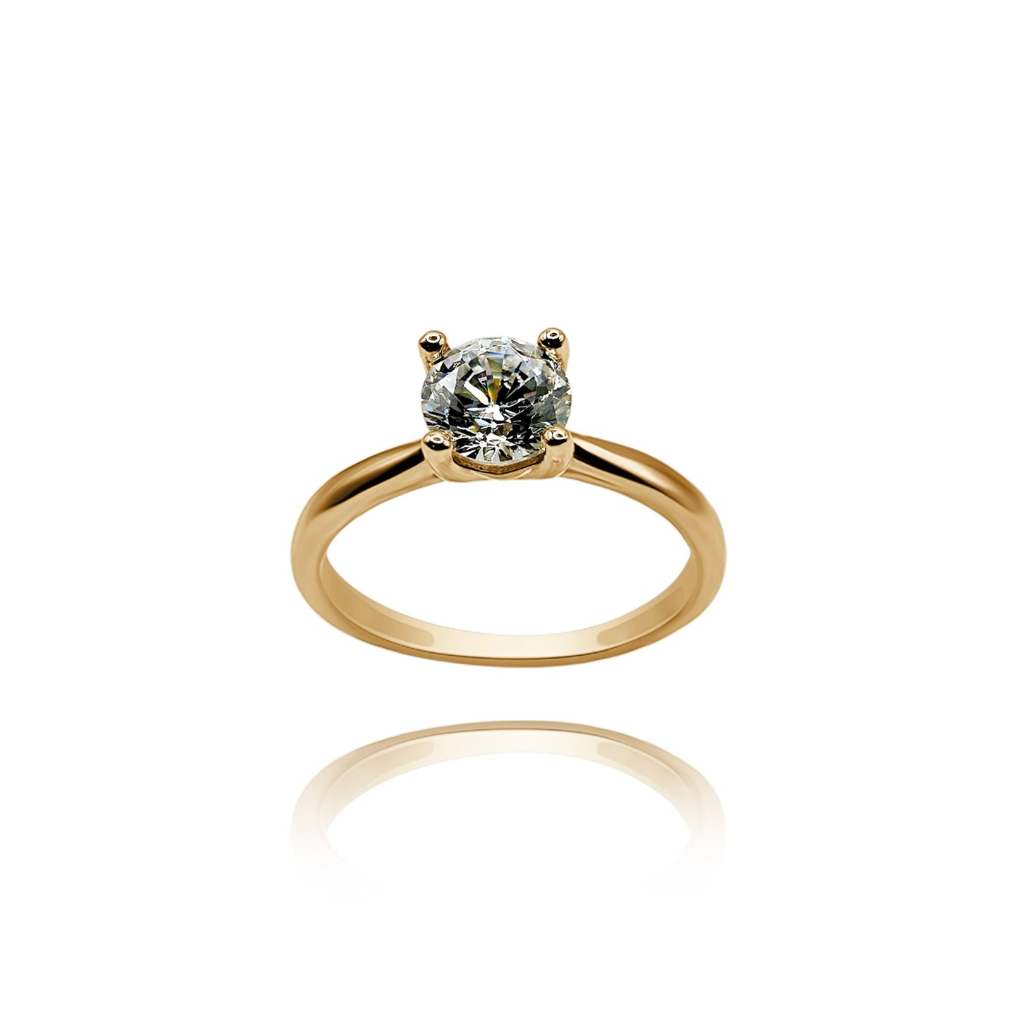 Anillo de compromiso en oro