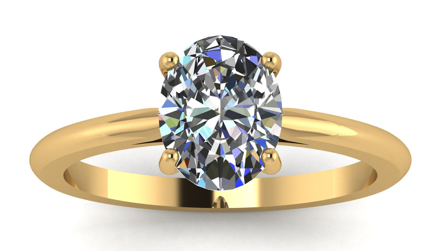 Anillo de compromiso en oro