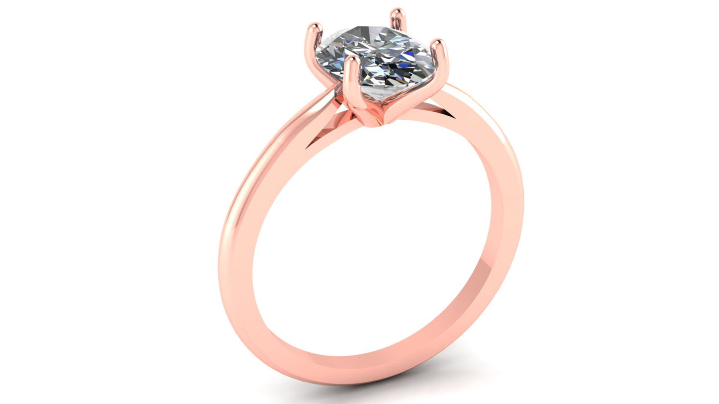 Anillo de compromiso en oro