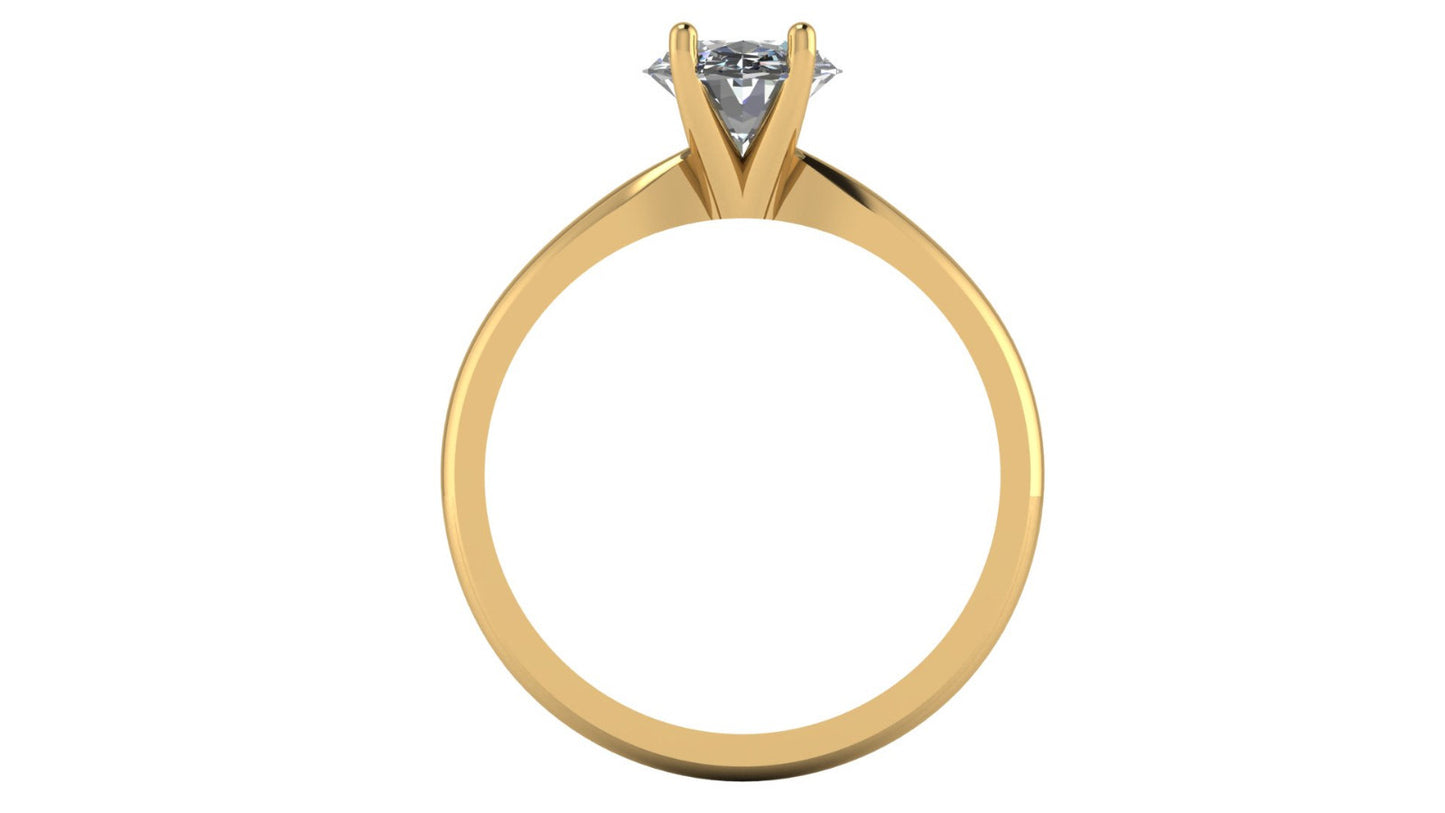 Anillo de compromiso en oro