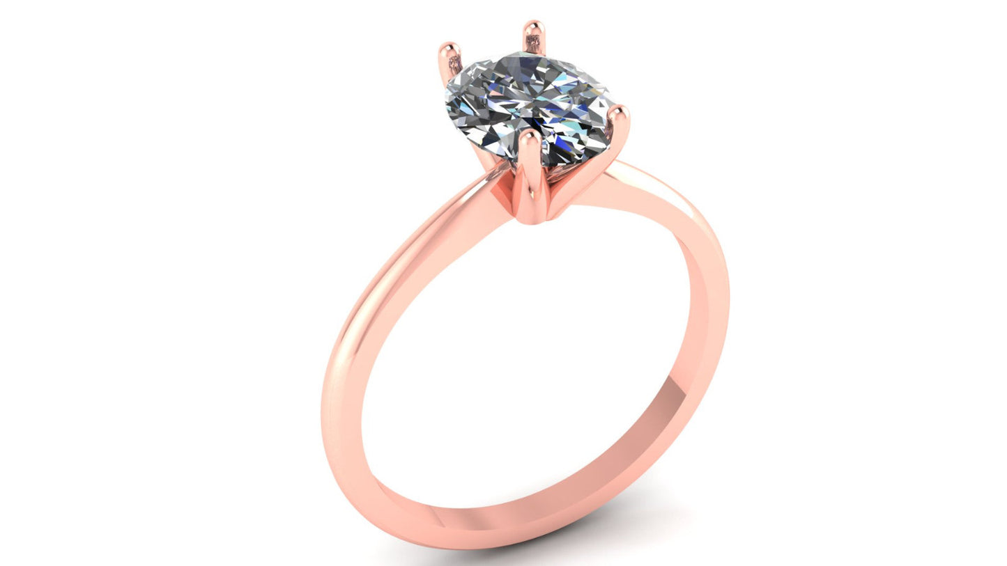 Anillo de compromiso en oro