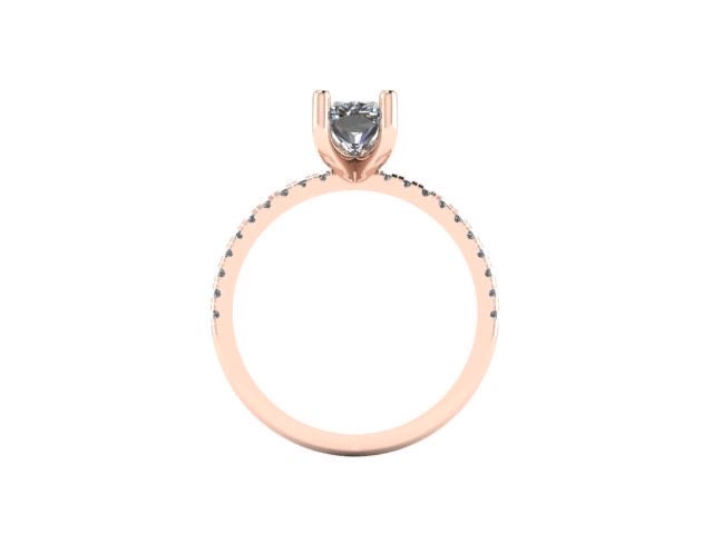 Anillo de compromiso en Oro