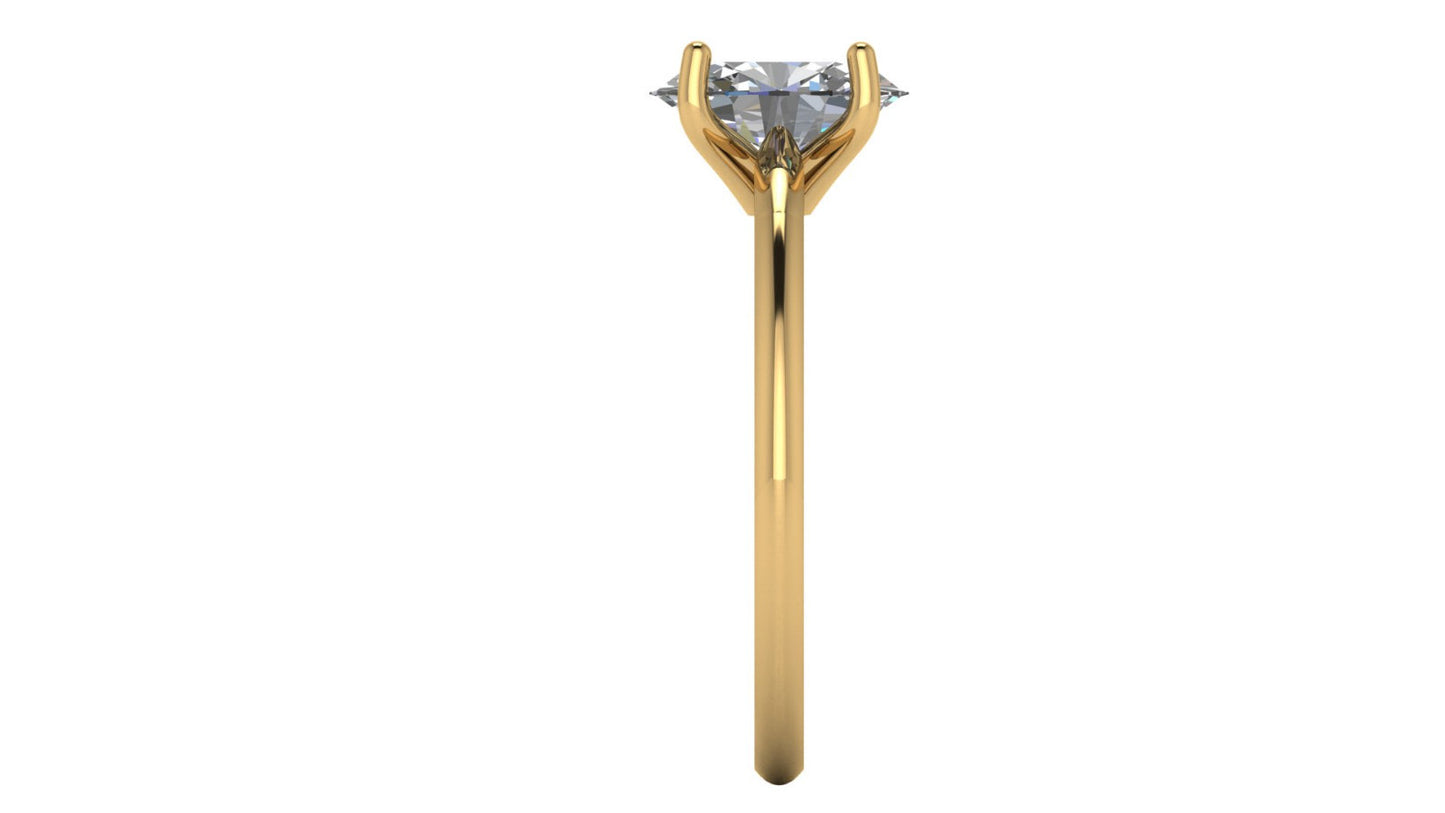 Anillo de compromiso en oro