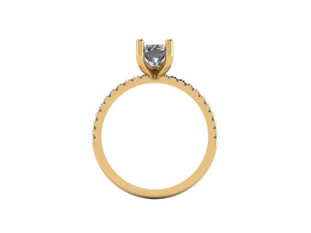 Anillo de compromiso en Oro