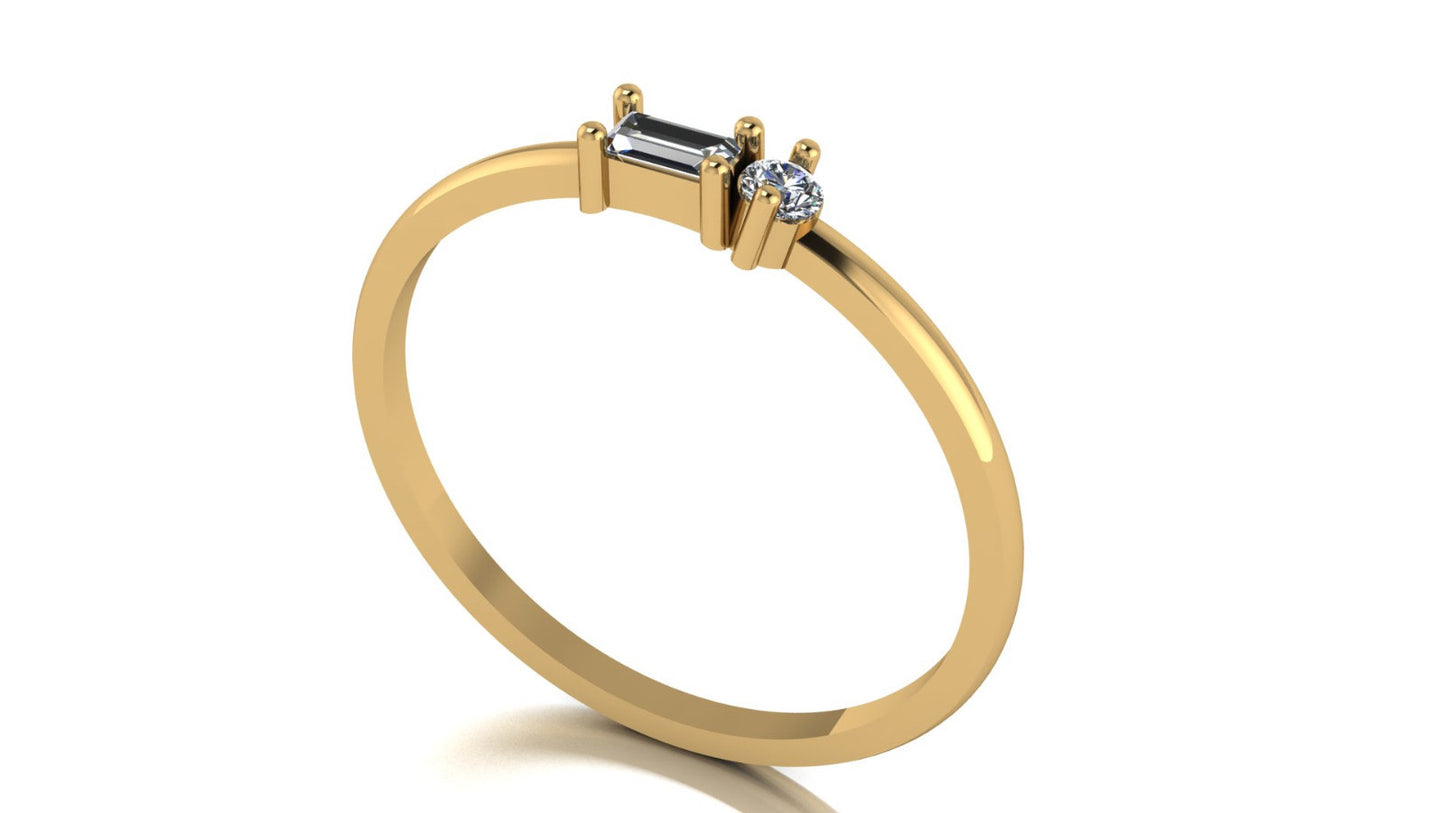 Anillo Brighit en oro