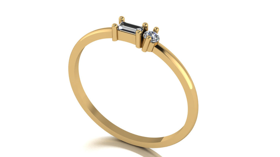 Anillo Brighit en oro