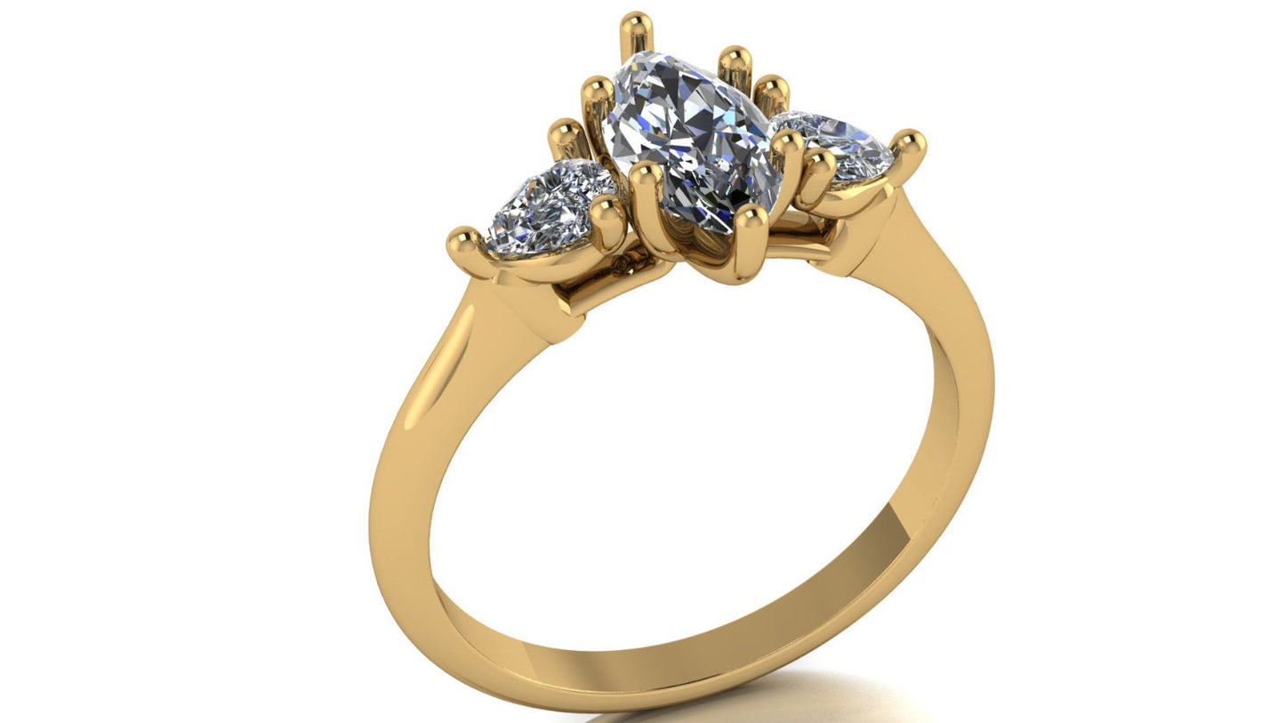 Anillo Osiris en oro