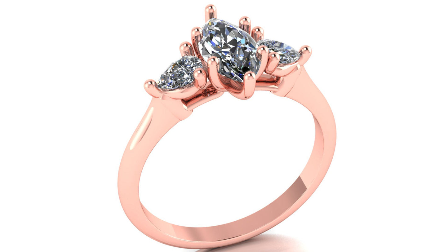 Anillo Osiris en oro