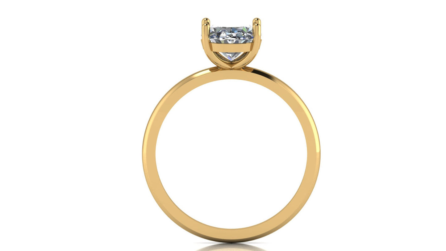 Anillo de compromiso en oro