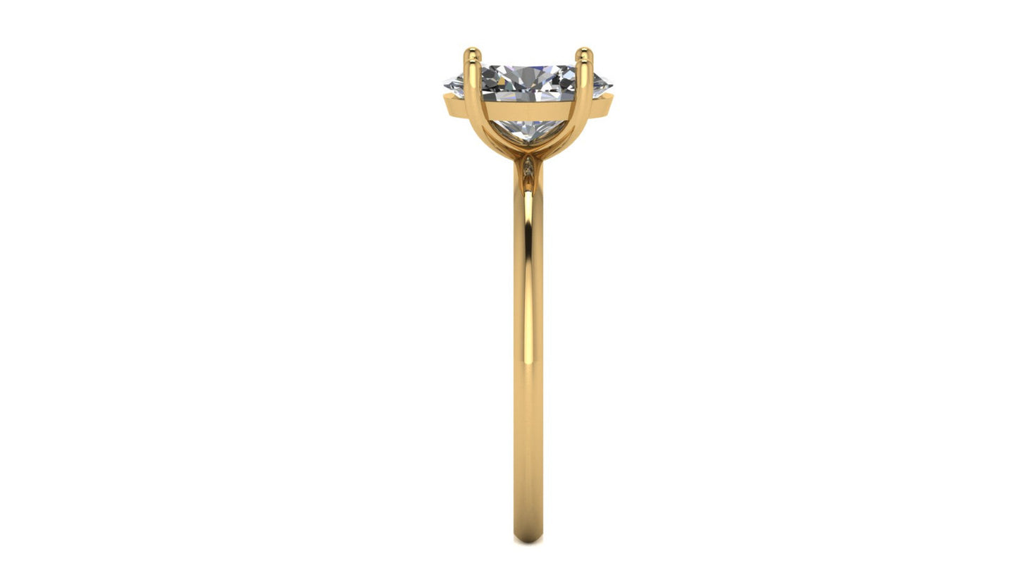 Anillo de compromiso en oro