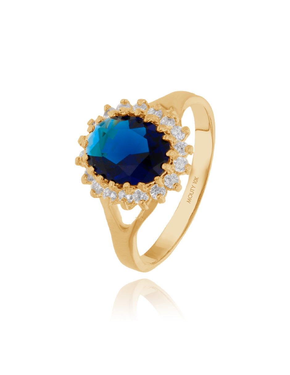 Anillo Renata en oro (Lady Di)
