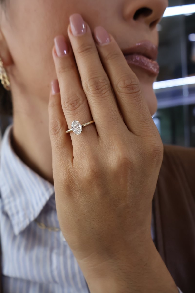 Anillo Afrodita en Oro 1.00 ct - Mouty Joyería