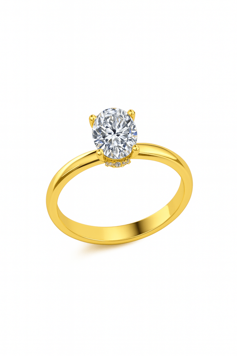 Anillo Afrodita en Oro 1.00 ct - Mouty Joyería