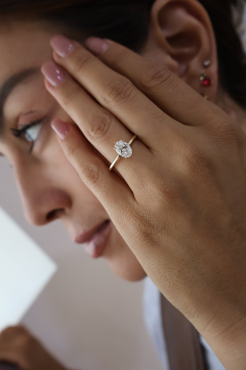Anillo Afrodita en Oro 1.00 ct - Mouty Joyería